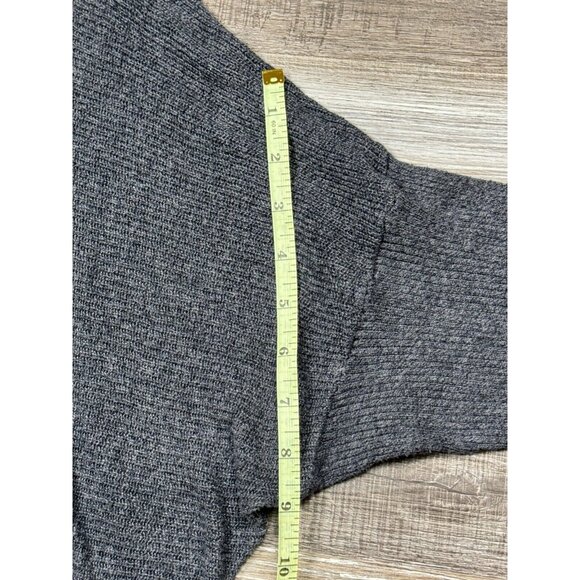 Maurices Womens Size 1 Gray Asymmetrical Knit Sweater Dress Tunic Top XL Knit - Picture 14 of 16